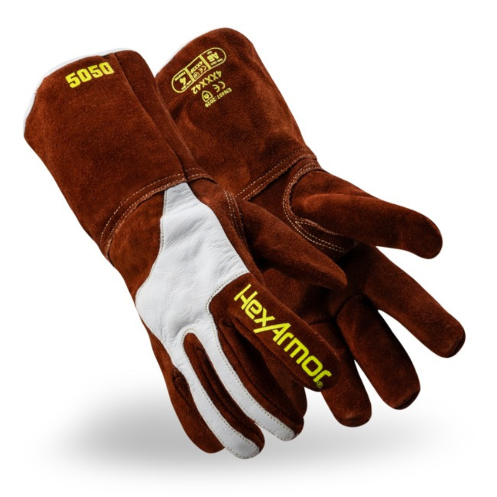 HexArmor HeatHide Split Cow Gauntlet from GME Supply
